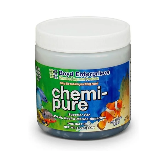 Boyd Chemi-Pure (clears crystal clear water easily)