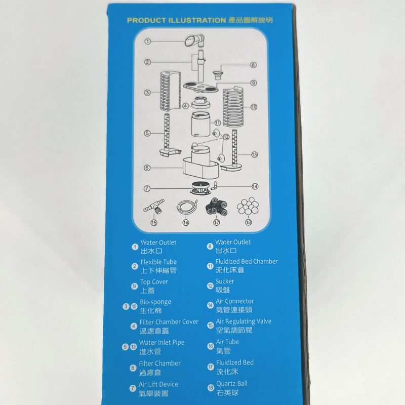 UP AQUA D-762 Air High Efficiency pneumatic filter