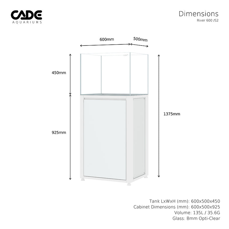 CADE River S2 600 White