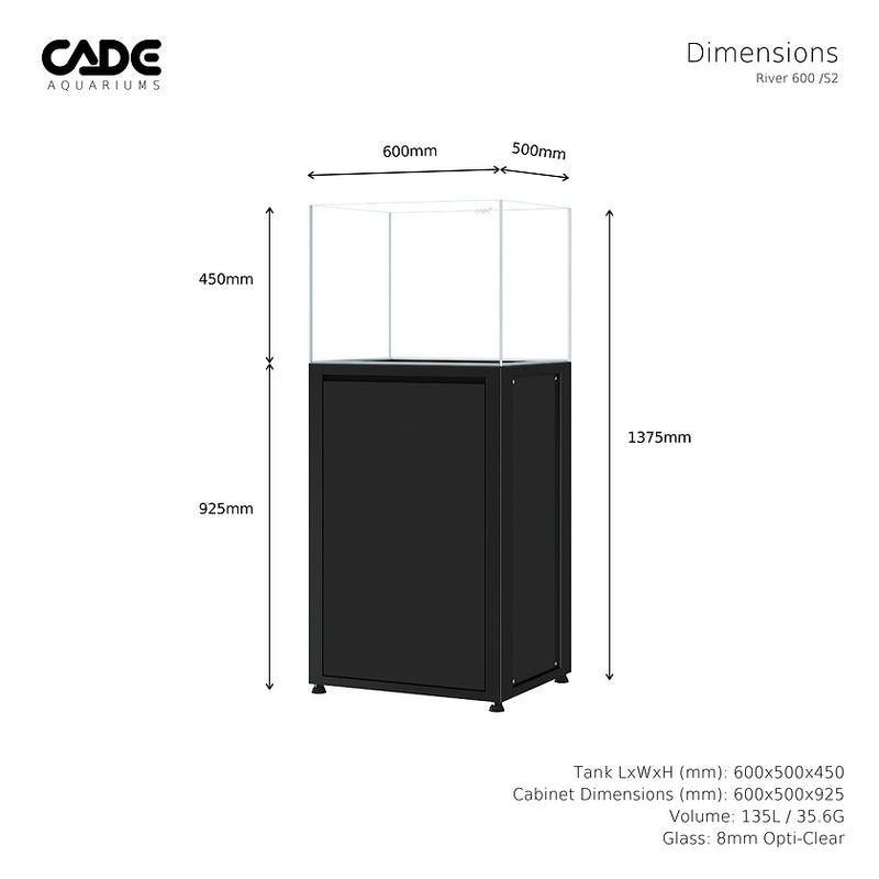 CADE River S2 600 Black