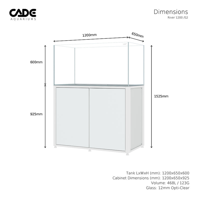 CADE River S2 1200 White