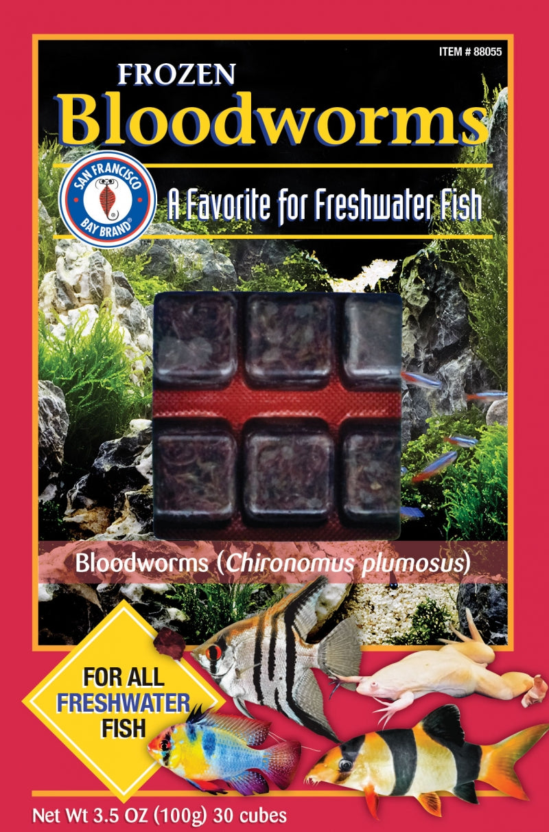 San Francisco Frozen Bloodworm 3.5oz (Box of 12 slabs)